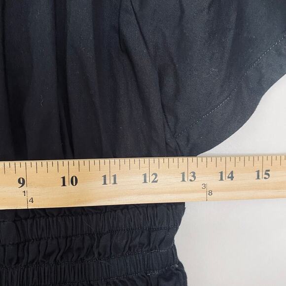 Free Assembly Black Dress XS Minimalist Elastic Waist NWT - Picture 4 of 5